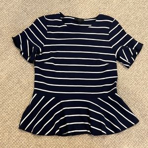 J. Crew peplum top